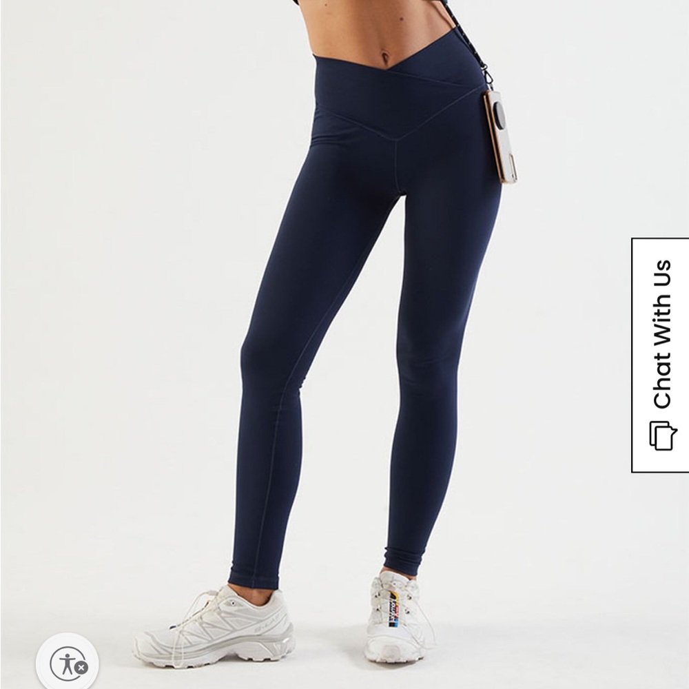 Pacsun Navy Crossover Leggings